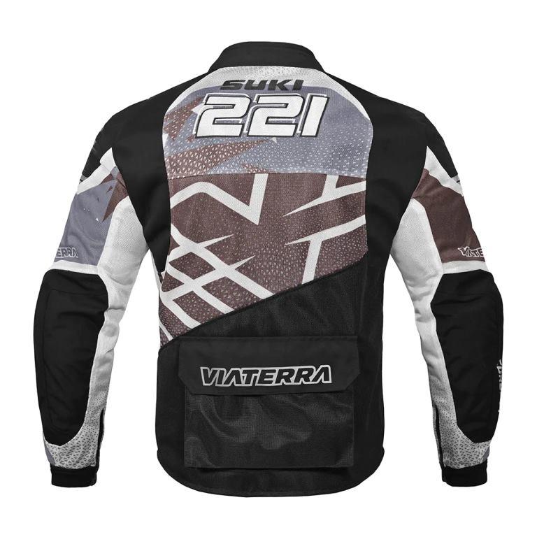 Viaterra Corbett Custom Color - Off-Road Trail Riding Jacket - Grey Brown - Image 2