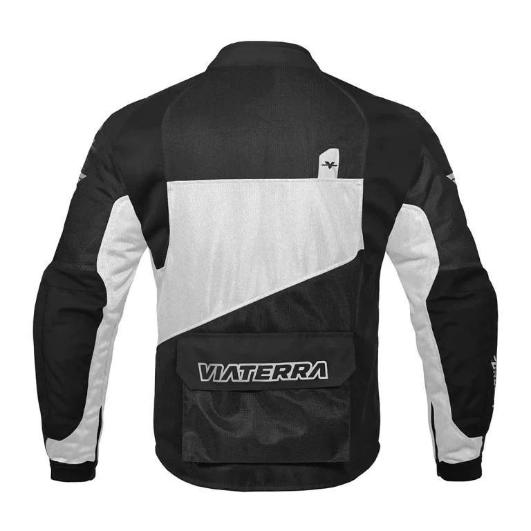 Viaterra Corbett Monochrome - Off Road Trail Riding Jacket - Light Grey - Image 2
