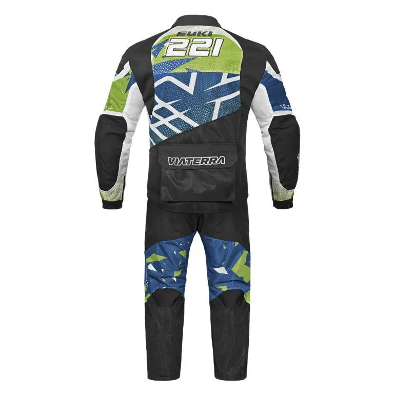 Viaterra Corbett Off-Road Suit - Navy Blue Green - Image 2