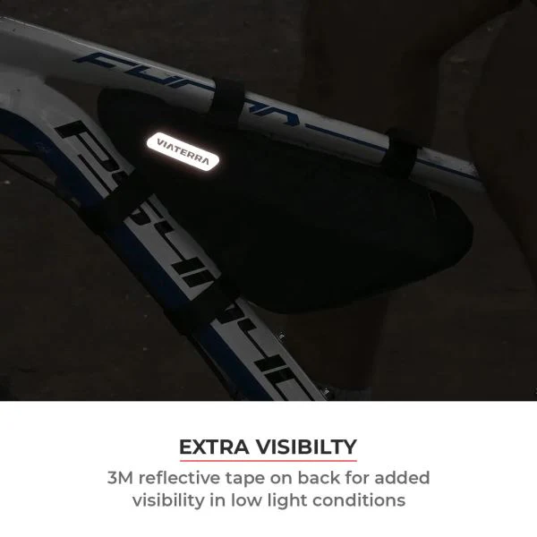 Viaterra-Cycling Frame Bag (Grey) - Image 4