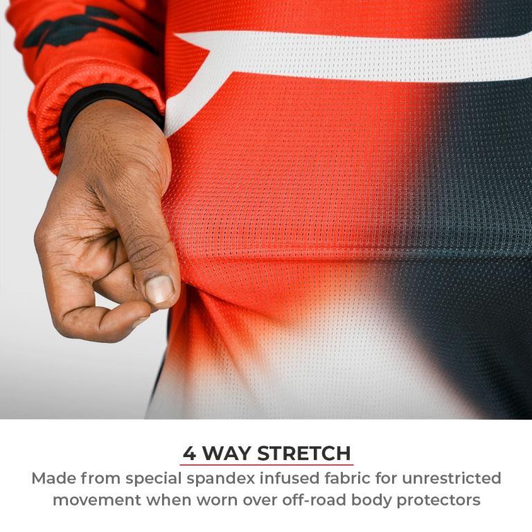 Viaterra Dirt Jersey (Flow) - Red - Image 7