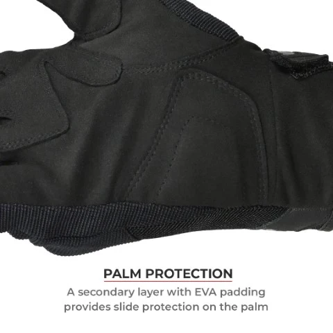 Viaterra Fender - Daily Use Motorcycle Glove - Black - Image 3