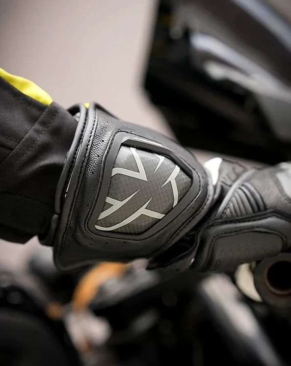 Viaterra Grid Mk3 – Full Gauntlet Riding Gloves - Yellow - Image 19