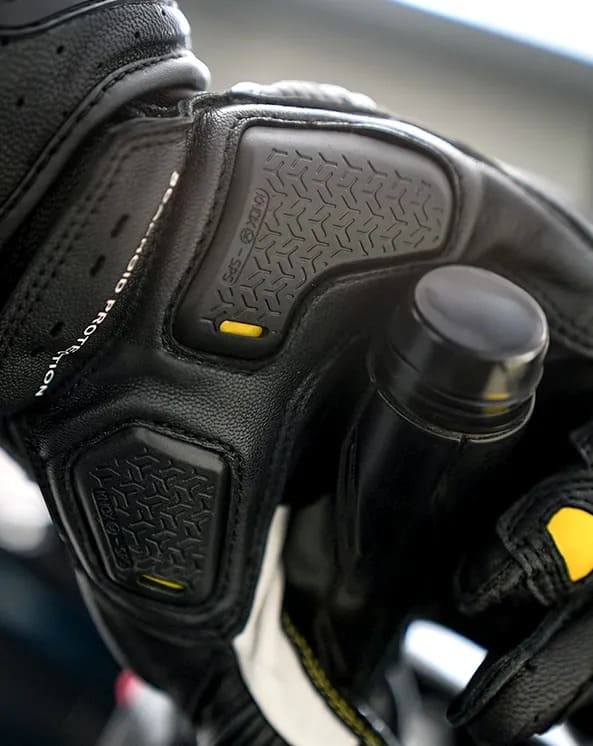Viaterra Grid Mk3 – Full Gauntlet Riding Gloves - Yellow - Image 23