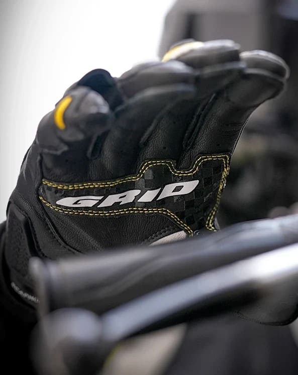 Viaterra Grid Mk3 – Full Gauntlet Riding Gloves - Yellow - Image 25