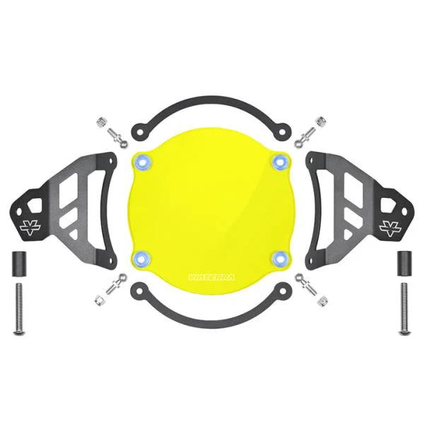 Viaterra Headlight Guard for Royal Enfield Himalayan - Yellow Tint (BS6-2021) - Image 5