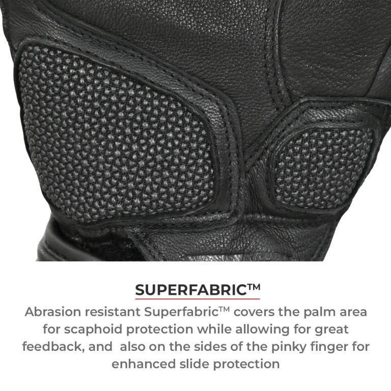 Viaterra Kruger – Motorcycle Touring Riding Gloves - Midnight Black - Image 4