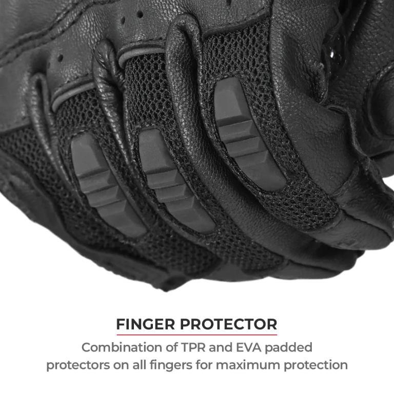 Viaterra Kruger – Motorcycle Touring Riding Gloves - Snow Camo - Image 6