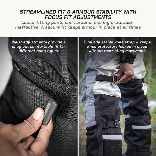 Viaterra Kruger Pro Touring Pants (Grey)-Short - Image 14
