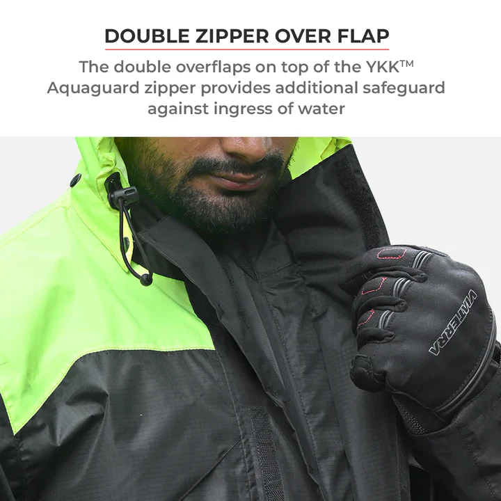 Viaterra P300 – Motorcycle Rain Jacket / Rain Coat for Riders - Image 5