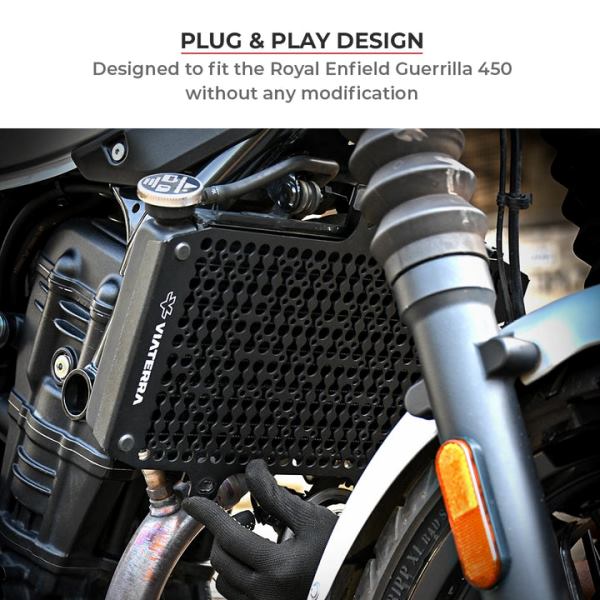Viaterra Radiator Guard – Re Guerrilla 450 - Image 5