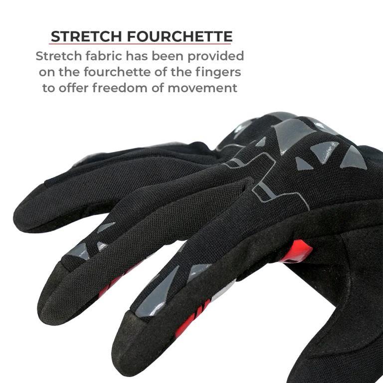 Viaterra Roost V2 – Offroad Motorcycle Gloves - Flame - Image 7