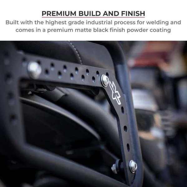 Viaterra Saddlebag Rack – Triumph Speed 400 - Image 7