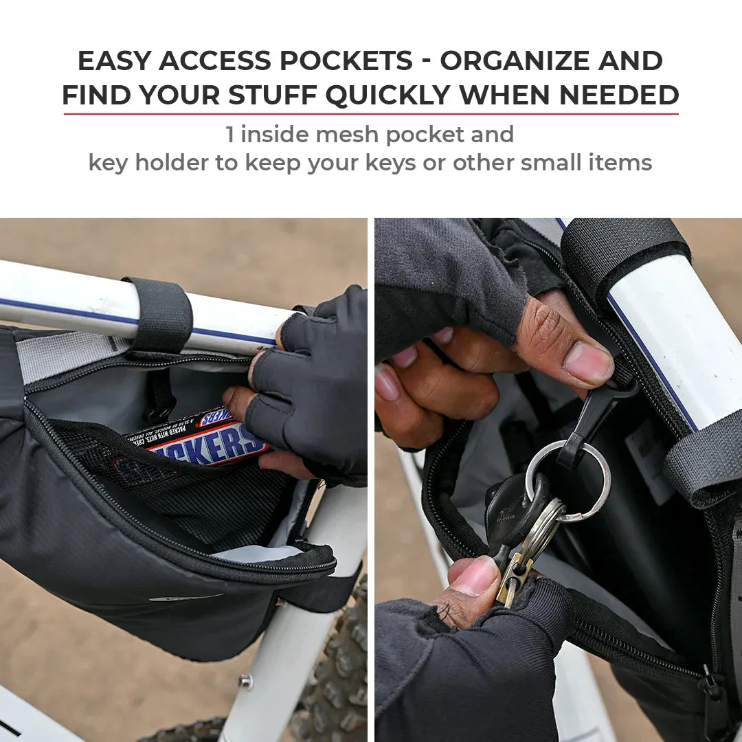 Viaterra-Triangle Cycling Bag (Black) - Image 6