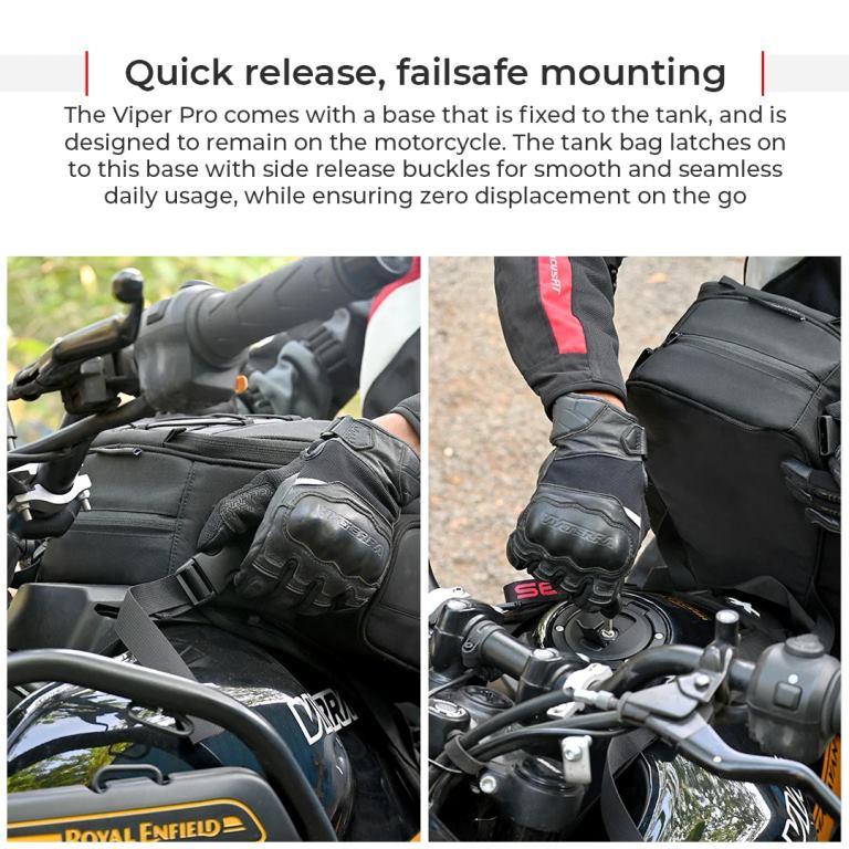 Viaterra Viper Pro Motorcycle Tank Bag Universal - Image 5