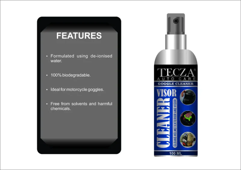 Visor Lens & Goggle Cleaner 100 Ml - Tecza - Image 3