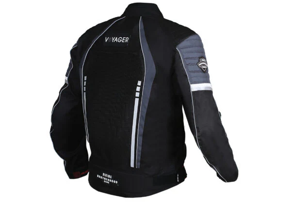 Voyager Jacket (Lady) – Grey - Biking Brotherhood - Image 3