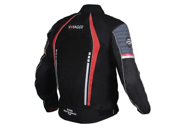 Voyager Jacket – Red - Biking Brother Hood - Image 2