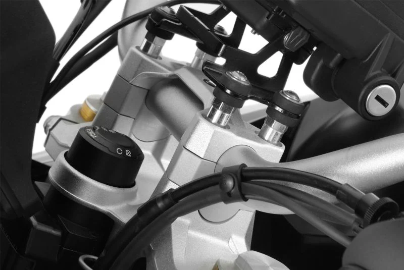 Wunderlich BMW F Series Ergonomics - Handlebar Risers - With Sat Nav - 25800-201 - Image 2