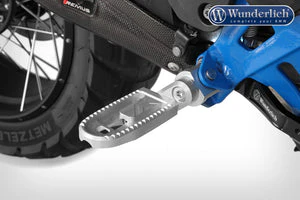 Wunderlich BMW GS Ergonomics - Vario Joint Passenger EVO1 (Pair) - Silver - 31591-100