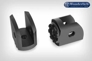Wunderlich BMW GS Ergonomics - Vario Joint Rider EVO1 (Pair) - Black - 26010-002 - Image 3
