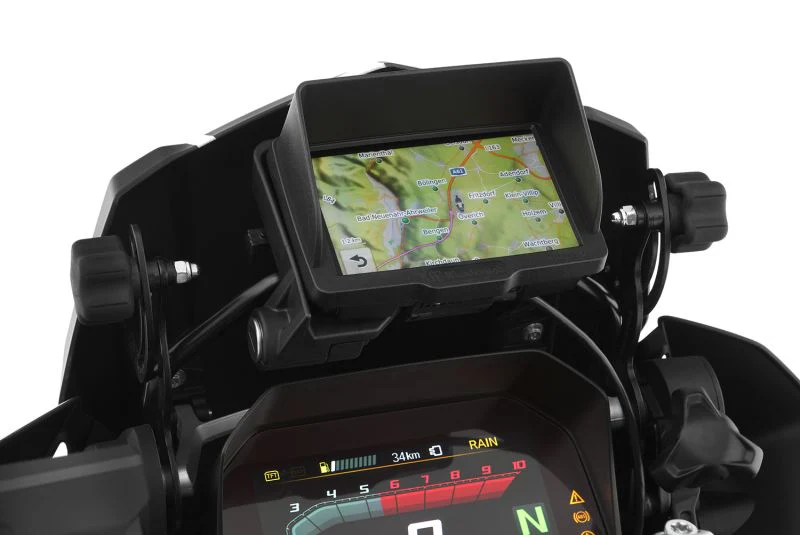 Wunderlich BMW Motorrad Ergonomics - Device Glare Shield - Navigator V - black - 21070-202 - Image 2