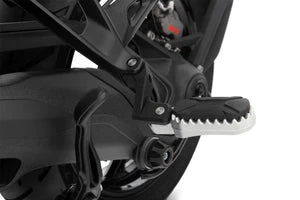 Wunderlich BMW R 1300 GS Ergonomics - Passenger Footrest Lowering Kit - Silver - 13321-000 - Image 3