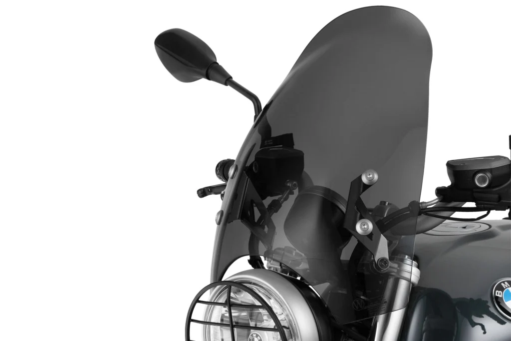 Wunderlich BMW R NineT Screens - Roadster Touring Screen (Height 420mm) - Smoked Grey - 30472-102 - Image 2