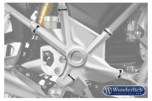Wunderlich BMW R1200GS Protection-Frame Protectors (Silver)-42740-001