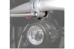 Wunderlich BMW Spares - Move OEM AUX TO BAR Silver - 28363-001