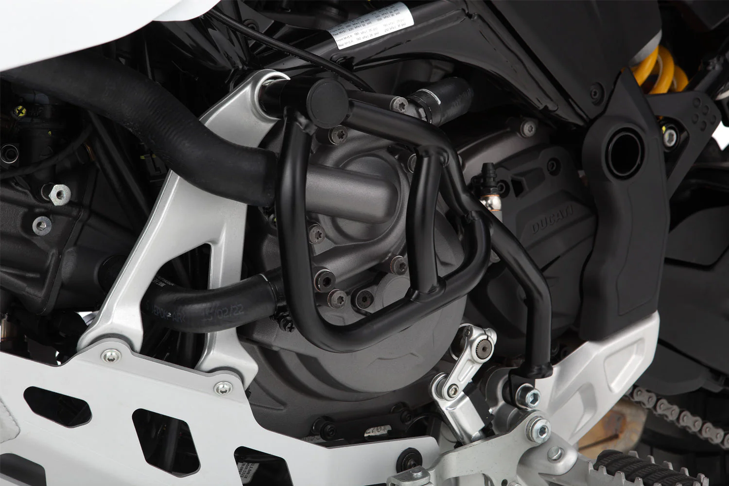 Wunderlich Ducati Desert X Protection - Engine Guard ( Left) Black Fits Wunderlich Tank Guard - 70201-002 - Image 2