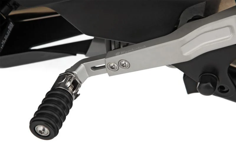 Wunderlich-Levers Adjustable Gear Lever (Clever Lever) For BMW R1300 GSA (Silver)-13340-001
