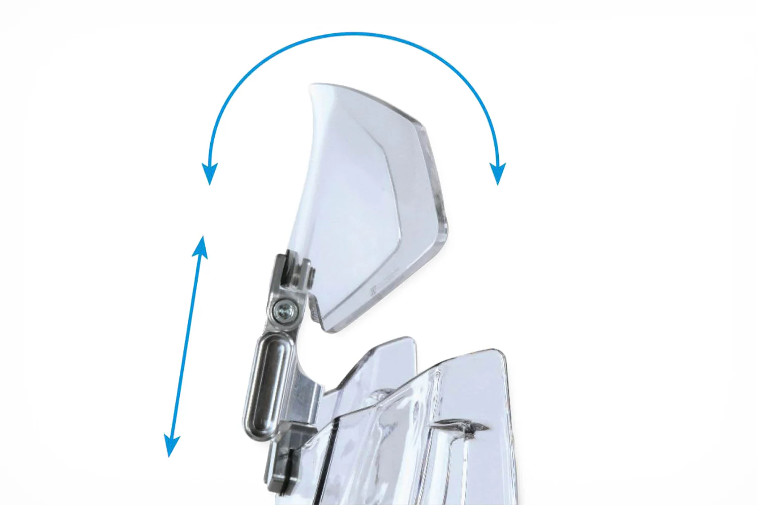 Wunderlich Screen Wind Deflector - Ergo 3D (232*82)Clear - 42350-001 - Image 6