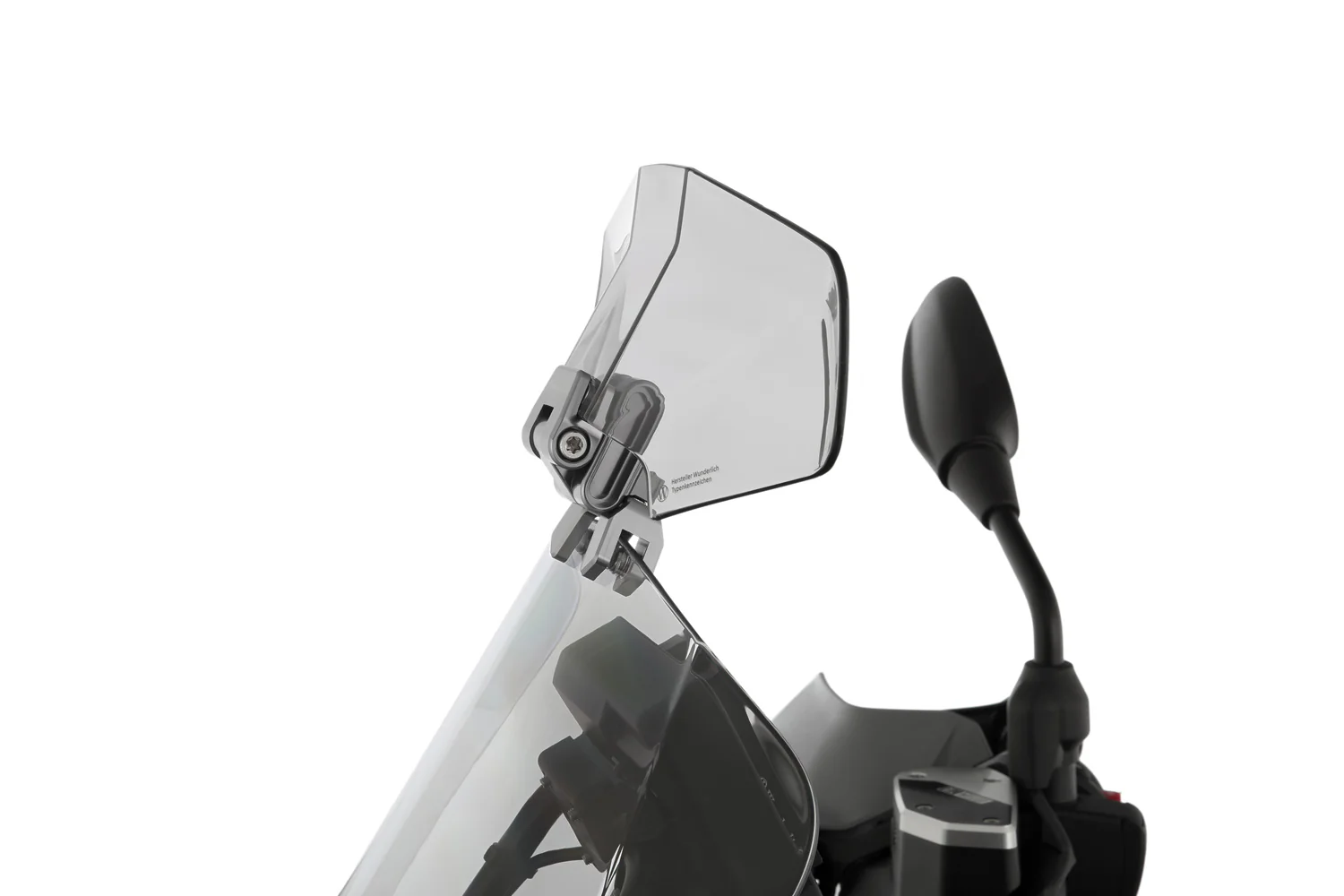 Wunderlich Screen Wind Deflector - Ergo 3D+ (245*105) Smoked Grey - 42350-102 - Image 2