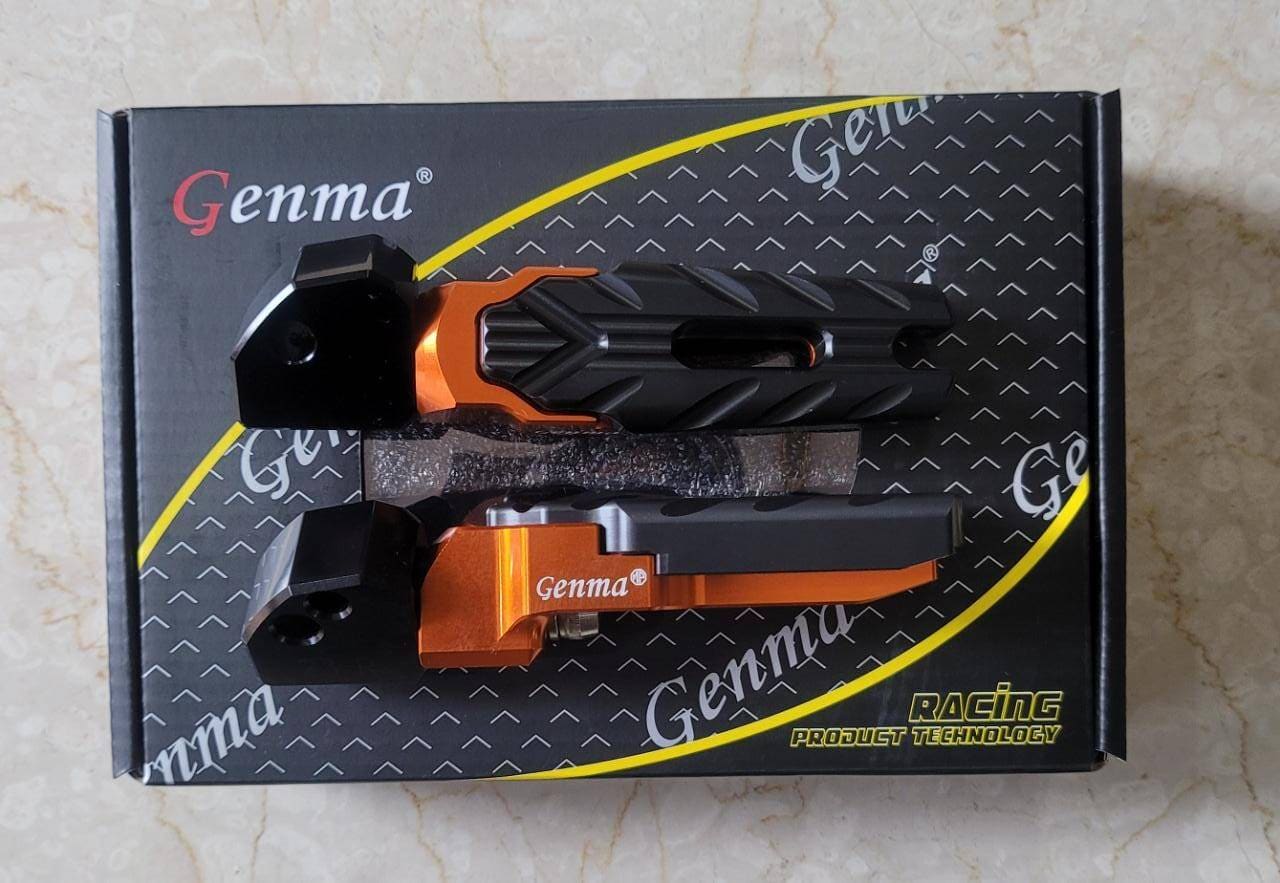 Yamaha Aerox 155 Rear CNC Footrest - Image 3
