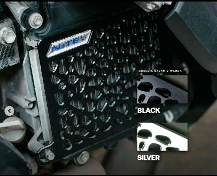 Yamaha Aerox Radiator Grill Net Cnc Aluminium Nitex - Image 3