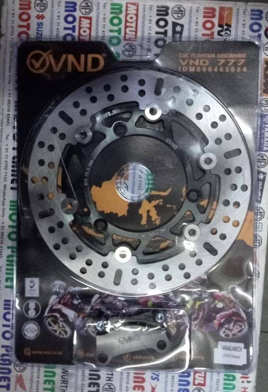 Yamaha Aerox CNC Disc Plate Front-Black