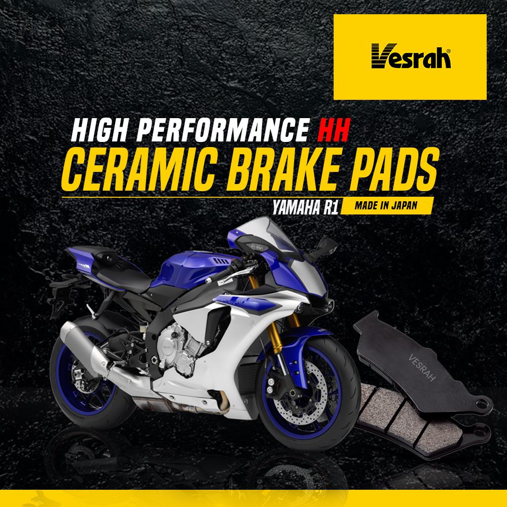 YAMAHA R1 (2015-20) Rear Brake Pads (Ceramic) VESRAH - SD-174