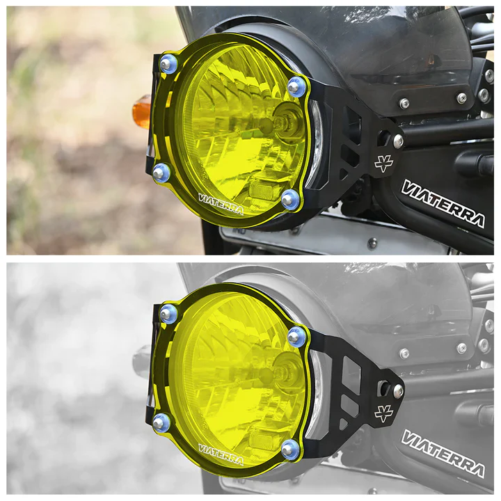 Yellow Tint Headlight Guard for Hero Xpulse - ViaTerra - Image 5