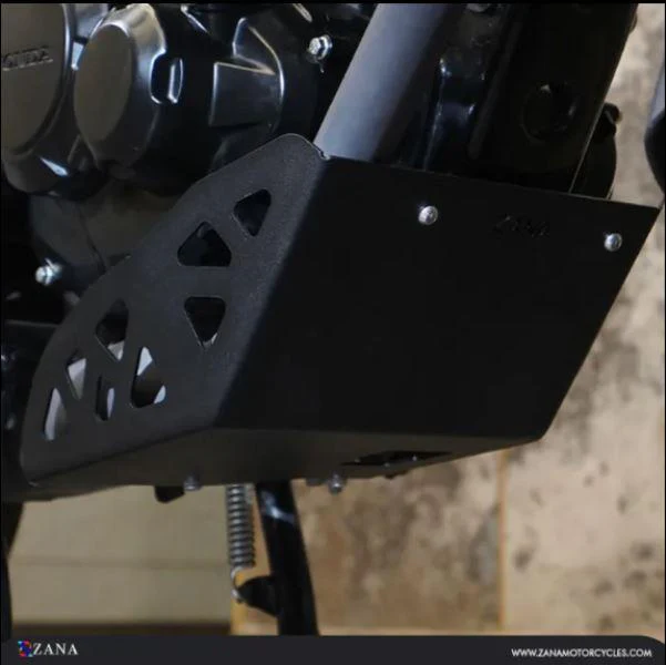 Zana-Bash Plate For Honda CB200X (Black)-ZI-8503 - Image 3