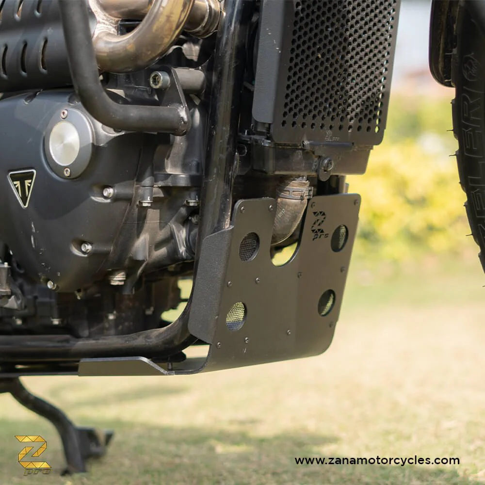 ZANA Bash Plate for Triumph Street Twin-(Type-2)- ZP-037 - Image 2