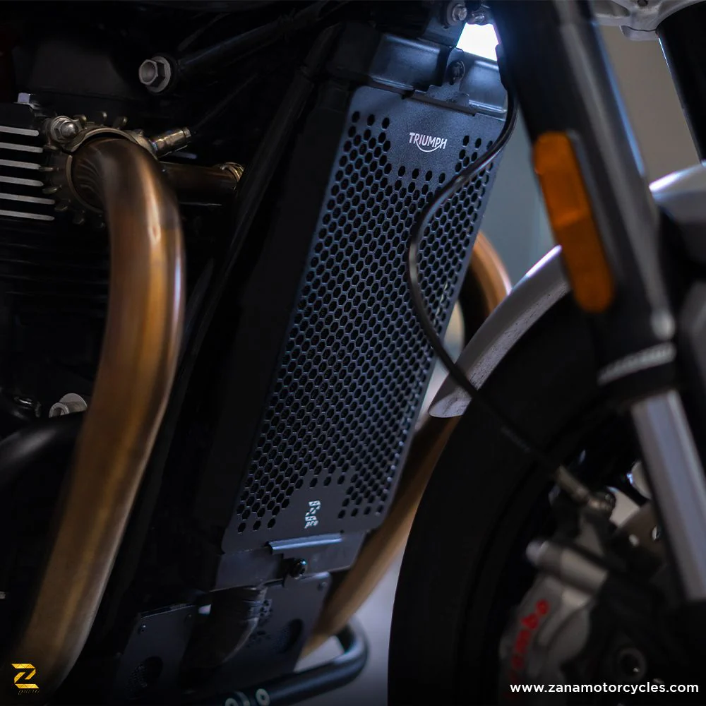 ZANA Black Radiator Guard Honeycomb for Triumph Speed Twin 900- ZP-039