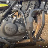 ZANA Crash Guard for Himalayan 450 (with Slider Puck Black Texture Mild Steel) Type-3 - ZI-8455 - Image 4
