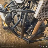 ZANA Crash Guard for Himalayan 450 (with Slider Puck Black Texture Mild Steel) Type-3 - ZI-8455 - Image 5