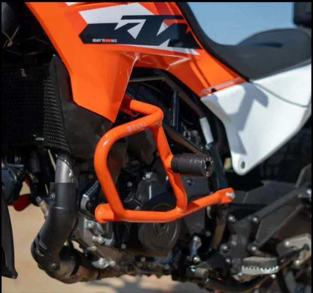 ZANA Engine Guard With Slider Orange For KTM ADV 390 2025 - ZI-8556 - Image 3