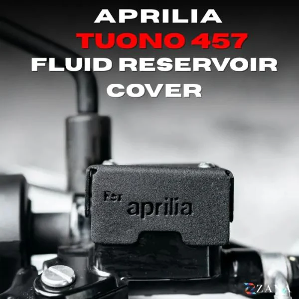 ZANA Front Fluid Reservoir Cover For Aprilia Tuono 457 (Black)-ZI-8645