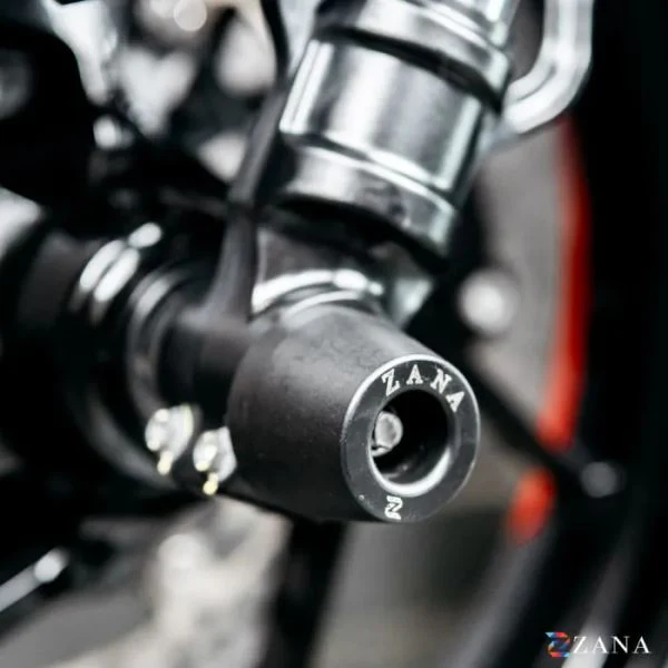 Zana Front Fork Slider For Aprilia Tuono 457 (Black)-ZI-8641 - Image 5
