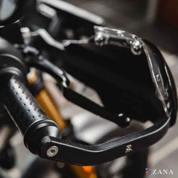 Zana Hand Guard For Triumph Scrambler 400 X (Black)-ZI-8615-BB - Image 5