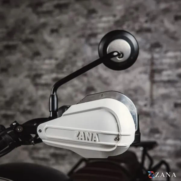 Zana Hand Guard For Triumph Scrambler 400 X (White)-ZI-8615-WW - Image 3