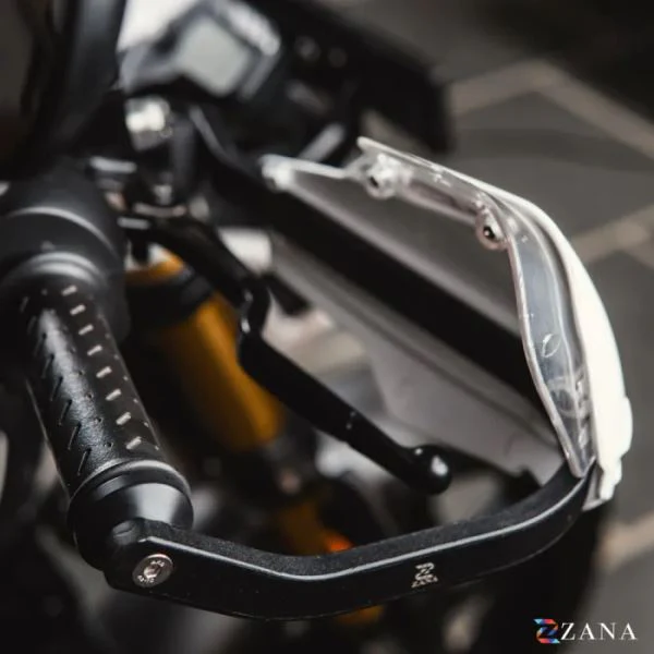 Zana Hand Guard For Triumph Scrambler 400 X (White)-ZI-8615-WW - Image 4